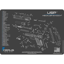 For Heckler & Koch HK USP CG PRO Armorers Gun Cleaning Bench Mat Made in USA