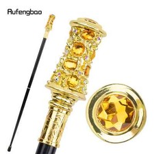Golden Artificial Diamond Walking Cane Fashion Decorative Walking Stick 92cm