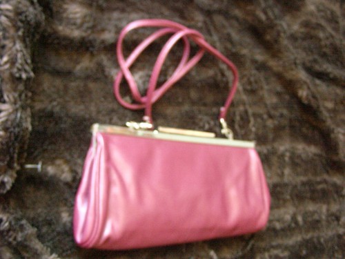 Gorgeous Designer Pino Carina Italy Leather Clutch Evening Bag Purse Burgundy - Picture 2 of 7