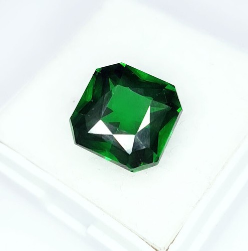 Gema de corte octágono certificada 9 quilates zafiro verde natural piedra preciosa suelta de Ceilán W117 - Imagen 5 de 12