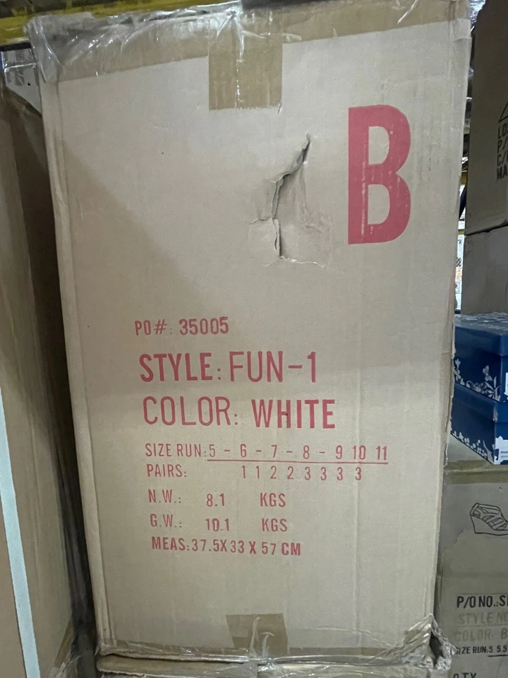 VENTA AL POR MAYOR Bonnibel Fun-1 Mujer Esponjosas Zapatillas Imitación Piel Planas (Estuche Completo 18 PR) Foto 3 de 4