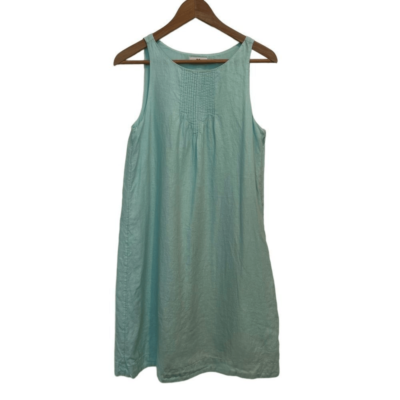 chinese dress ladies Fine Linen Dress With Pintuck Detail main image 0
