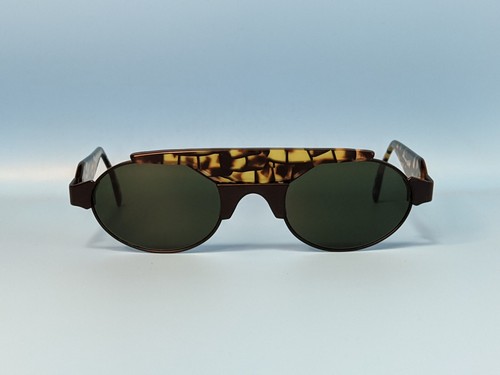 VINTAGE SILHOUETTE STEAMPUNK NEON SUNGLASSES MADE IN AUSTRIA 52/23 #755 - Picture 1 of 11