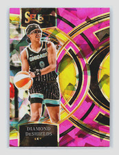 2024 Panini Select WNBA Premier Pink Ice Diamond DeShields #112 Chicago Sky