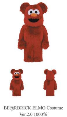 BE@RBRICK - BE＠RBRICK ELMO Costume Ver.2.0 1000％ Medicom Sesame Street Elmo Costume Ver. 2.0 1000% Bearbrick