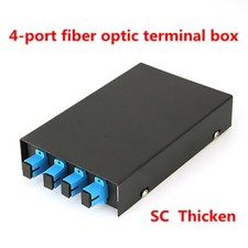 4-port SC thick fiber optic terminal box cable pigtail Gigabit single mode