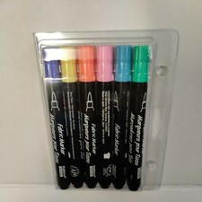 Marvy Uchida 6 pc FABRIC MARKERS PASTEL Colors set - 520-6B