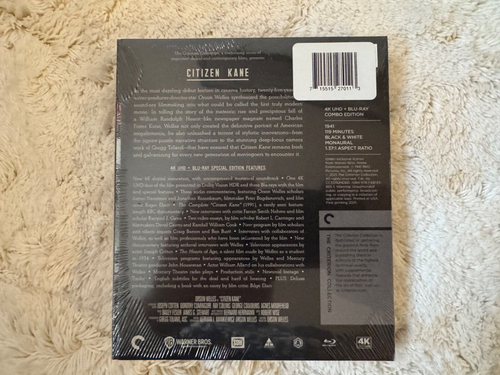 (BRAND NEW SEALED) CITIZEN KANE CRITERION 4K - Imagen 2 de 2