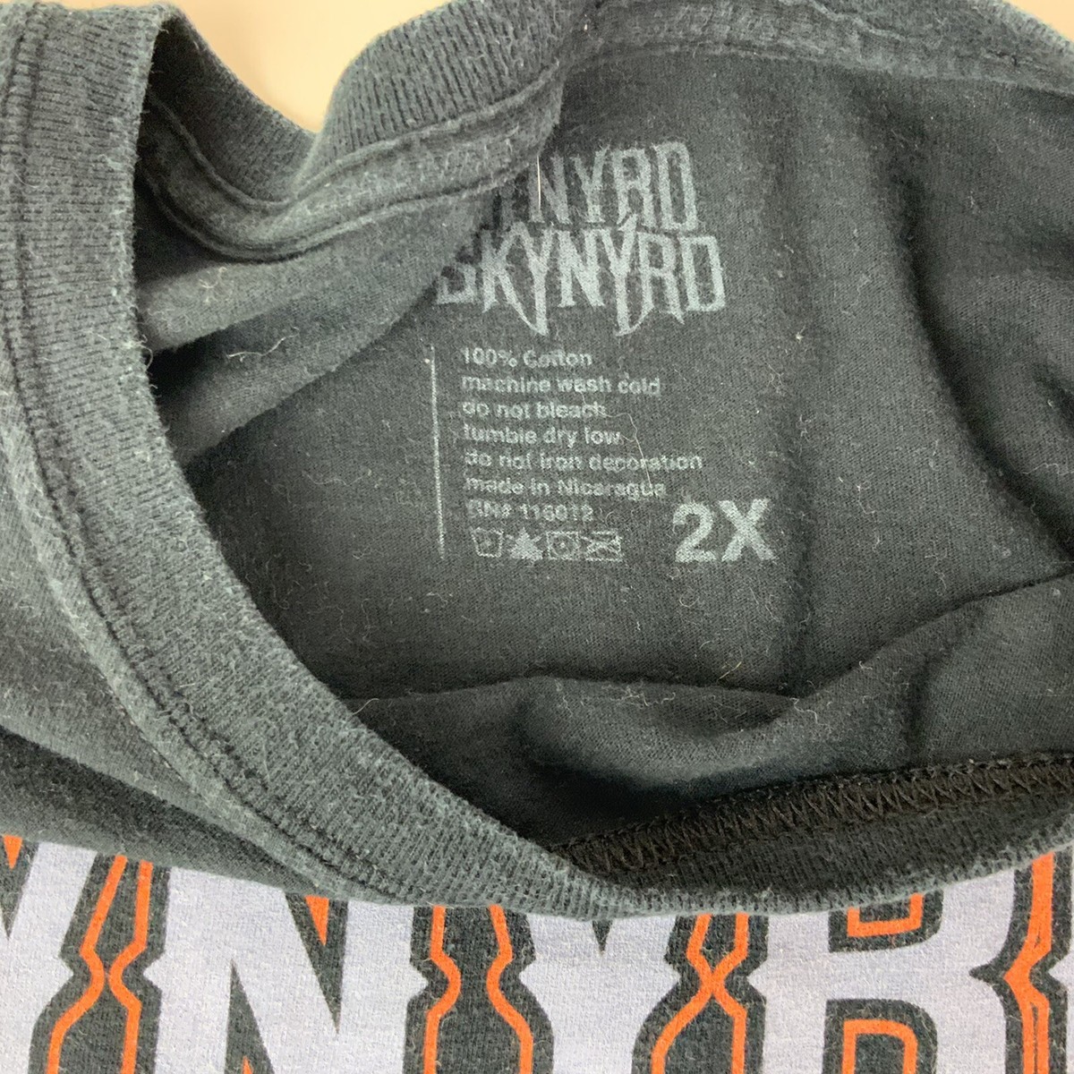 Lynyrd Skynyrd Herren T-Shirt - Band Logo Print Rundhals Kurzarm