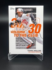 2023 Topps Series 1 Welcome to the Club Cedric Mullins 30/30 #WC-17 Orioles