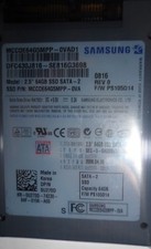 Samsung SSD LAPTOP 64GB 2.5 SSD SATA 2 HARD DRIVE 