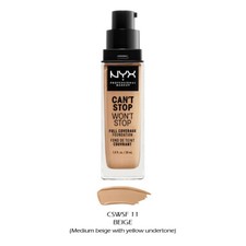 1 NYX Can't Stop Won't Stop Full Coverage Foundation "Pick Your 1 Color" *Joy's*