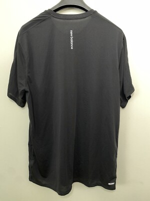 ◆New Balance◆ UNI Quick Dry Letter Short Sleeve T-shirt New Balance Men's Athletics Run T-Shirt | Running Warehouse