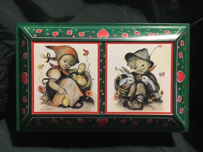 ***Vintage E Otto Schmidt Hummel Hinged Chest Tin**