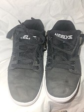 Heelys Youth Size 6 Black Sneakers With Wheels Skate Shoes