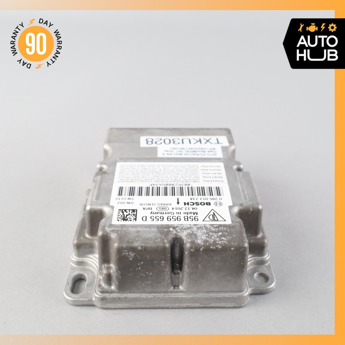 15-18 Porsche Macan S 95B Airbag Air Bag Sensor SRS Control Module 
