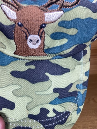 Dan Dee Camo Cap Hat Snapback Adjustable Deer Buck Stitch Logo Collectors Choice - Picture 21 of 24