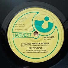 DEEP PURPLE Strange Kind of Woman-I'm Alone - Singapore Malaysia 45rpm 7" EP