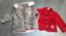 Nr.2 "Giacca bimba" Disney e in panno rosso di Prenatal 18/24 mesi