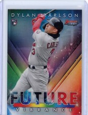 2021 Bowmans Best Dylan Carlson Future Vibrance Rookie Refactor RC