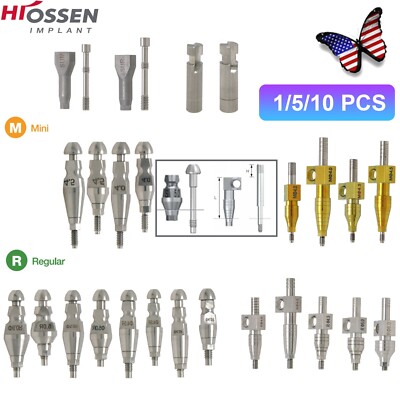 US Dental Transfer Impression Coping Open/Closed Tray Lab Analog Fit Hiossen ET