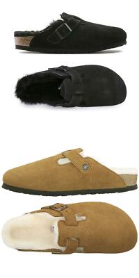 birkenstock boston shearling black 39