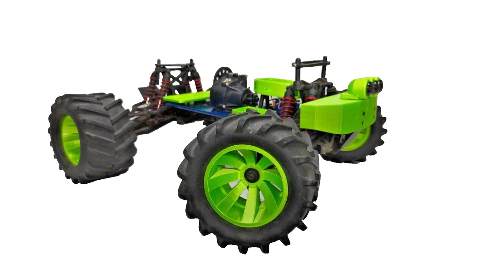 Redline RC custom Traxxas Tmaxx 2.5 rolling chassis with electric conversion acc - Image 2 of 4