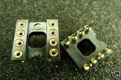 20X 8 PIN DIP DIP8 IC Socket Adapter Gold Plated Opamp RH