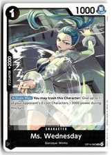 Ms. Wednesday OP14-083 Uncommon The Azure Sea's Seven One Piece Near Mint