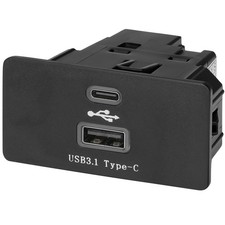 Carplay USB Interface Hub, HC3Z-19A387-B/D/E/F/G Upgrade USB/Type-C Black