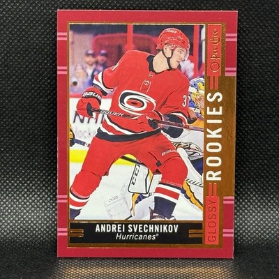 ANDREI SVECHNIKOV  2018  ROOKIE  GLOSSY COPPER  OPC  #R8  Carolina Hurricanes