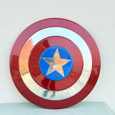 Captain America Metal Shield Replica 18" 22" 24" Steel Cosplay Display Gift