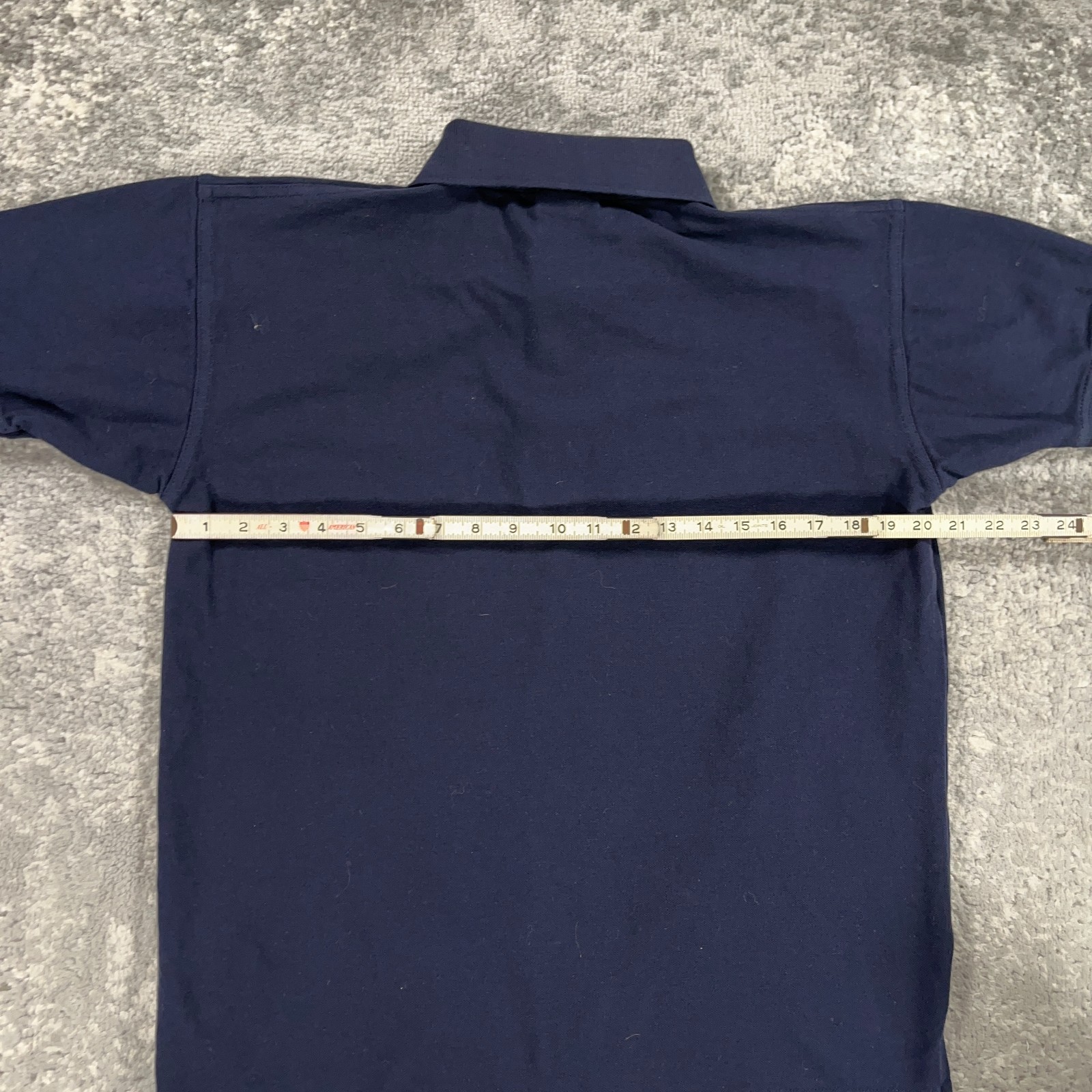 Lacoste Polo Shirt Mens 6 Navy Blue Pique Embroidered Croc Logo Preppy Tennis thumbnail 7