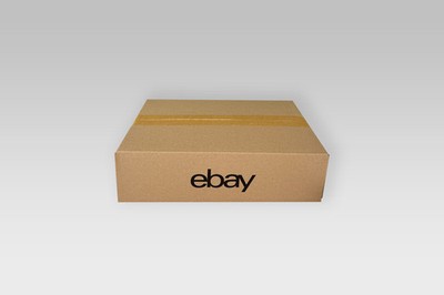 Versandkarton DHL S Faltkarton AM: 350x250x100 mm 1-wellig eBay Logo