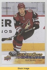 2017-18 Upper Deck UD Canvas Young Guns Nick Merkley #C219 READ 0cg