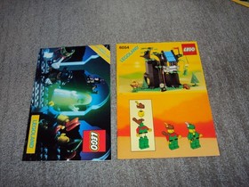 LEGO 6054 LegoLand Castle Forestmen's Hideout Complete Inner Box & 2 Manuals