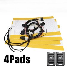 Seats Carbon Fiber Heated Seat Heater Pad Kit Car Cushion Switch 12v Universal