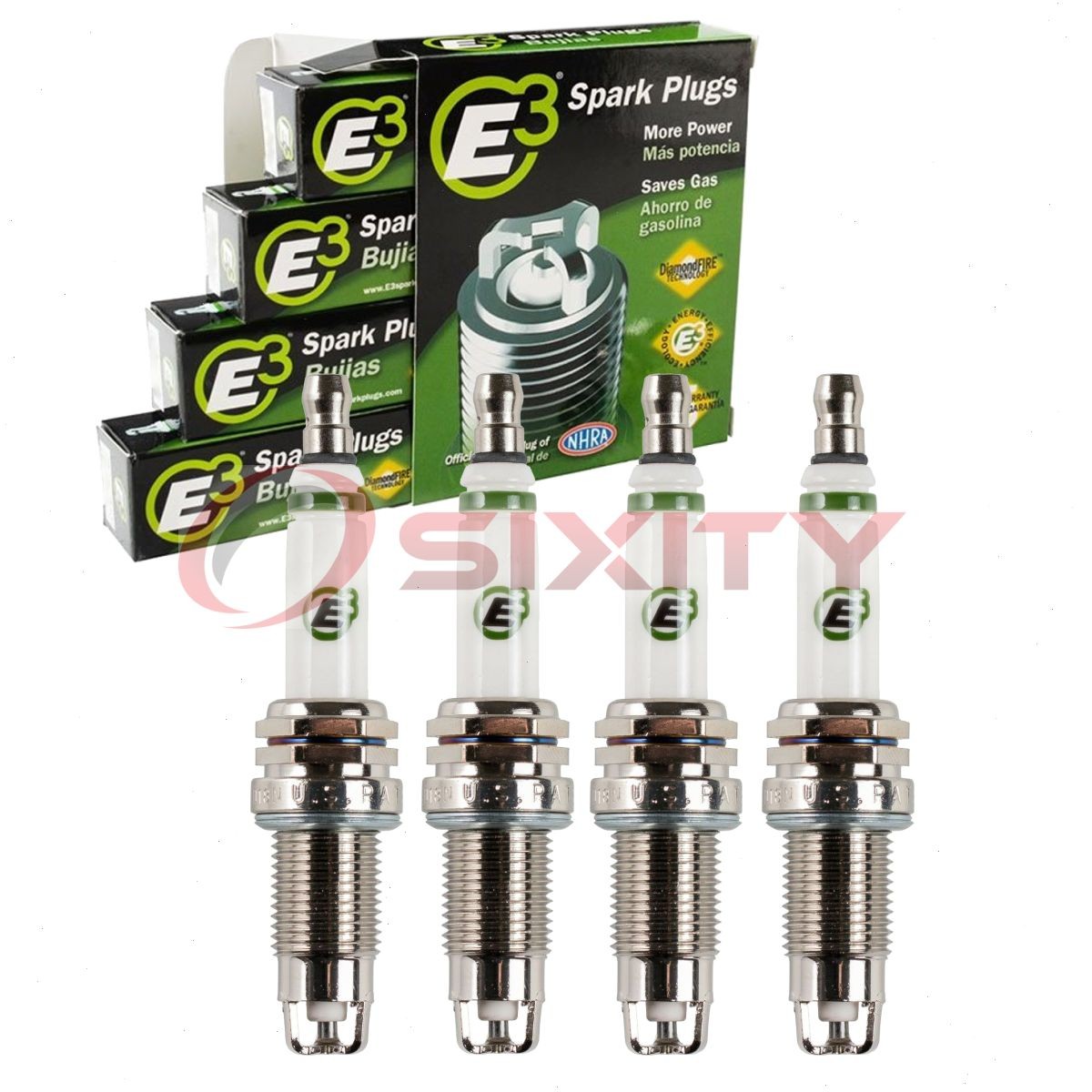 4 pc E3 Spark Plugs for 1978-1979 American Motors Concord 2.0L L4 Ignition qs