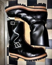 Red Wing 2268 PT99 Engineer Boots Black Mens US Size 9D Made in the USA