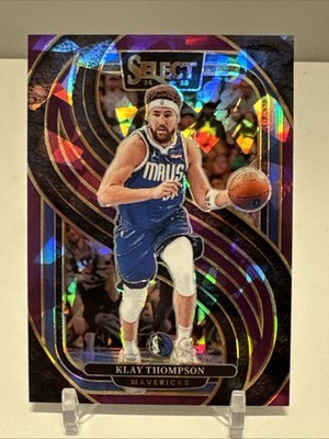 2024-25 Panini Select Premier Klay Thompson #360 Purple Cracked