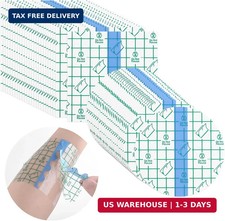 50 Pcs Waterproof Adhesive Bandages Transparent Stretch Tattoo Aftercare Bandage