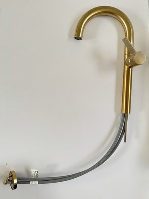 KALLISTA P24409-TL-BAF One Tall Bathroom Sink Faucet Brushed French Gold