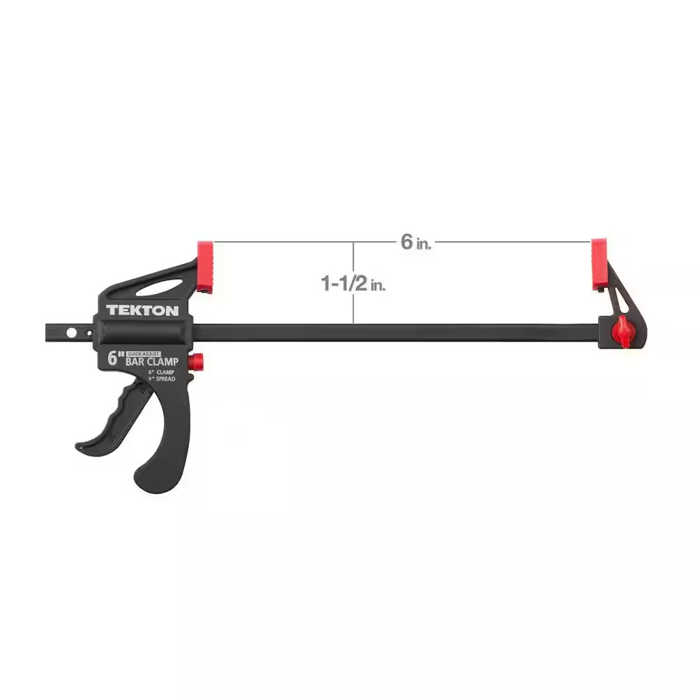 6 In. Ratchet Bar Clamp / 9 In. Spreader
