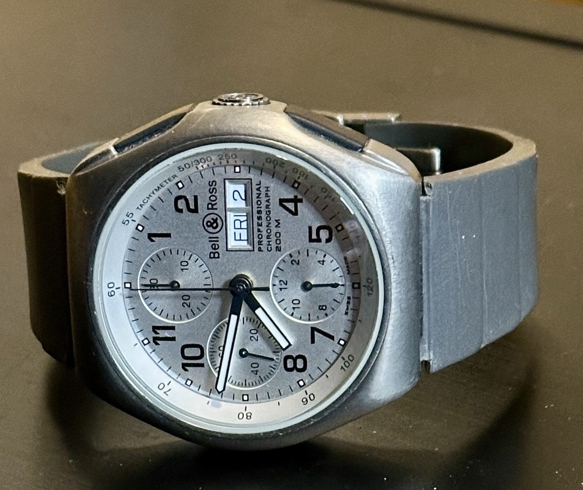 Vintage Bell & Ross Space 3 Titanium Automatic Day Date Chrono