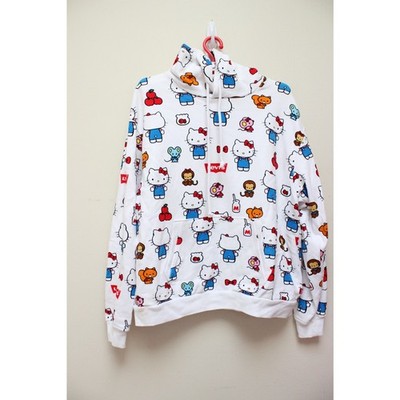 Levis Hello Kitty White Sweatshirt Hoodie Size XS