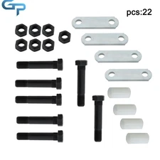 For Double Eye Leaf Spring Trailer Axle Shackle Kit Tandem Axle Trailer Kit