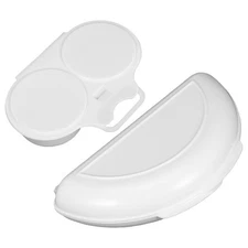  2 Pcs Microwave Fried Egg Set Tray for Cooking Daily Use Cookware