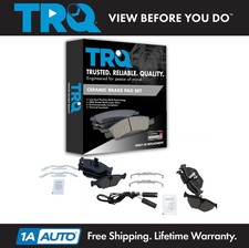 TRQ Front & Rear Ceramic Brake Pad Kit for BM...