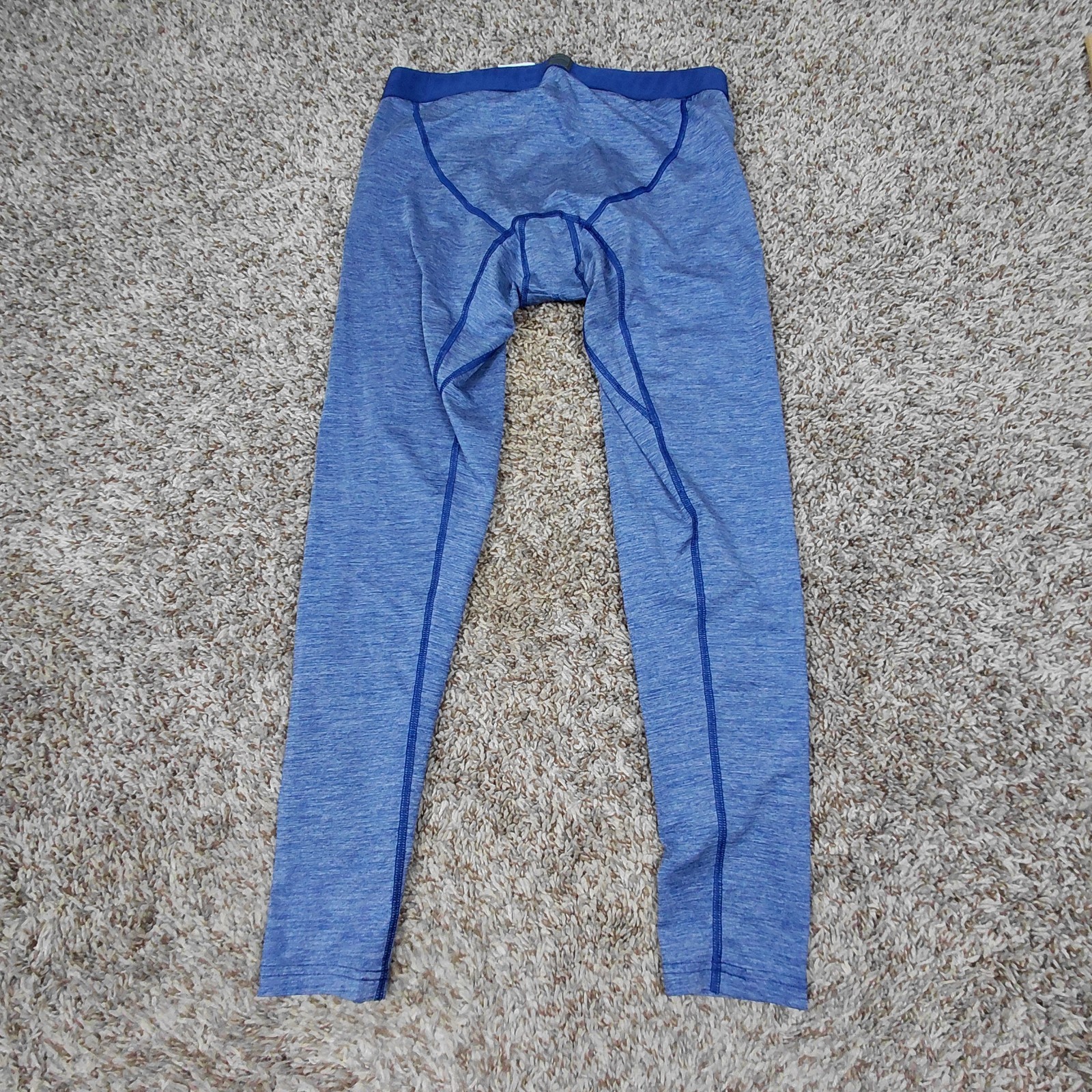 Nike Pro Compression Pants Men's Xl Blue 3/4 Tights Gym Training Basketball thumbnail 2