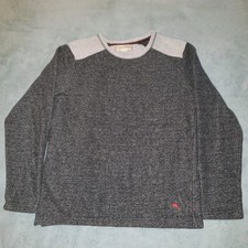 Tommy Bahama Sweatshirt Men's Large Dark Gray Long Sleeve Pullover Athleisure